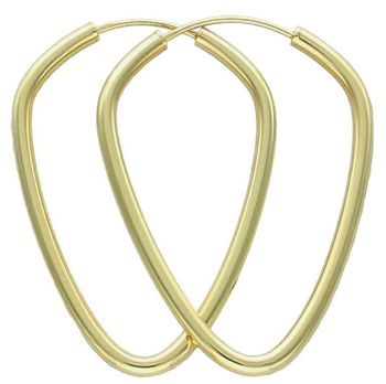 Kolczyki złote owalne pr 585, C5LBFLEX-2-BAR1 OR205574 Złote kolczyki owalne – klasyczna elegancja. Stylowe kolczyki wykonane z wysokiej jakości złota próby 585, o wadze 1,60 g. 3.jpg